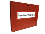 Feuerwehrplandepot | FW-Plankasten | Wandschrank für Feuerwehrpläne PZ (für A4 Ordner)